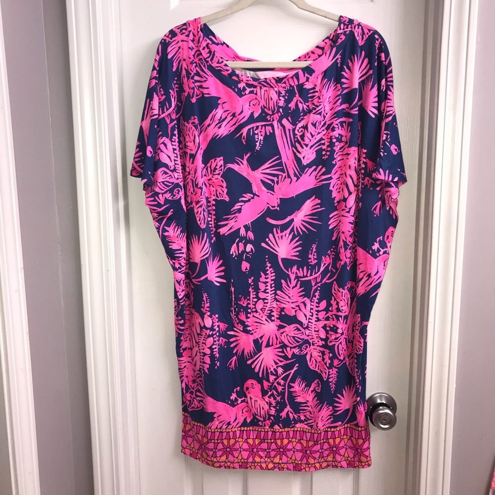 Lilly Pulitzer shirt dress.